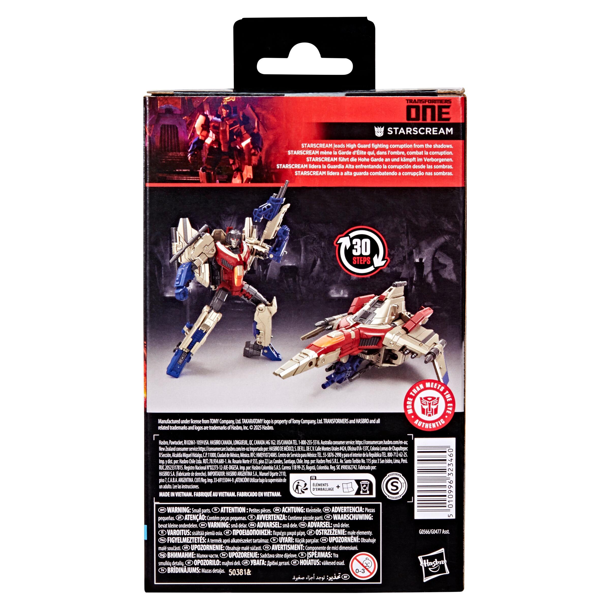 Transformers Studio Series Deluxe Class Action Figure Starscream