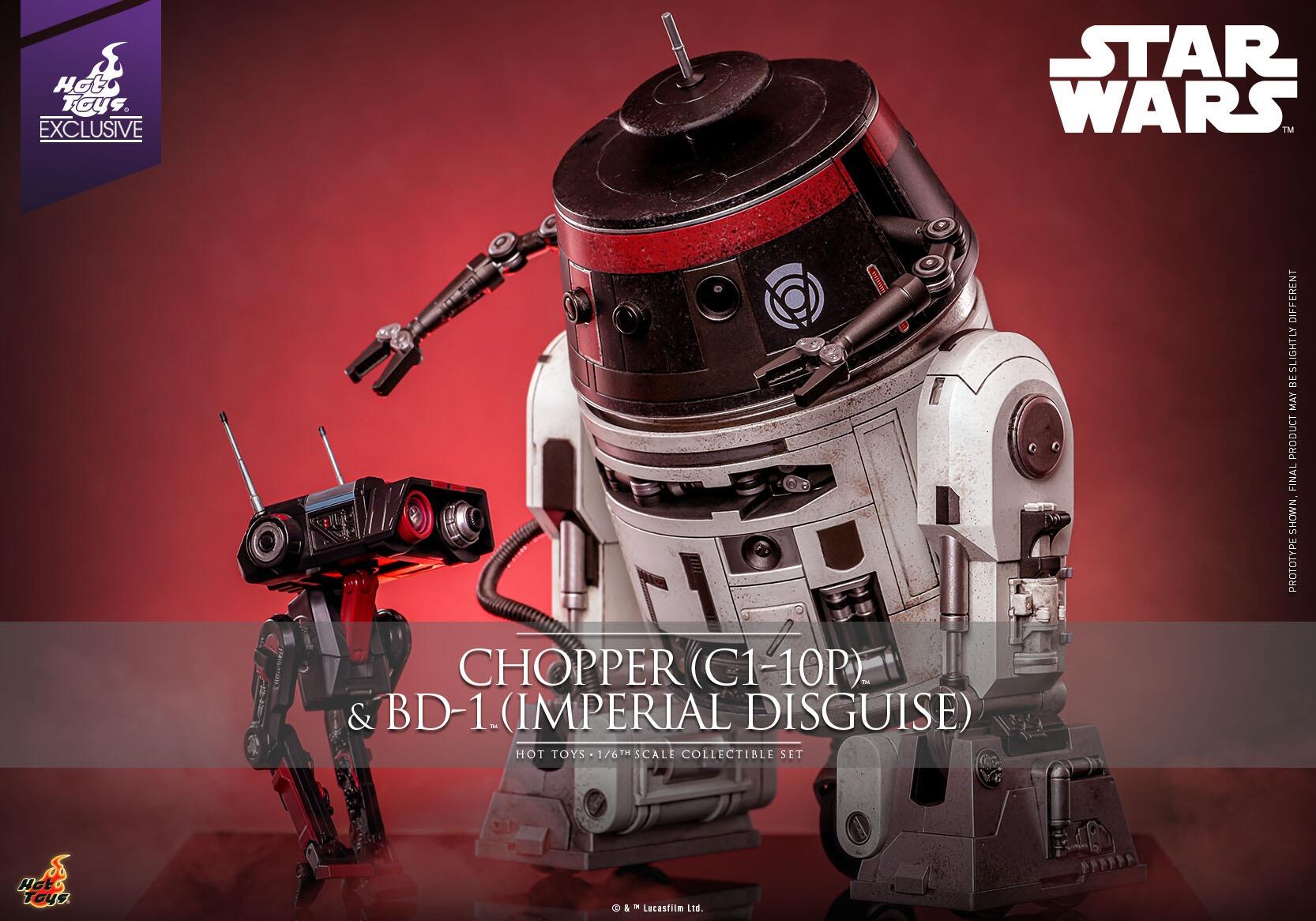 C1-10P Chopper & BD-1 (Imperial Disguise) - Star Wars Hot Toys