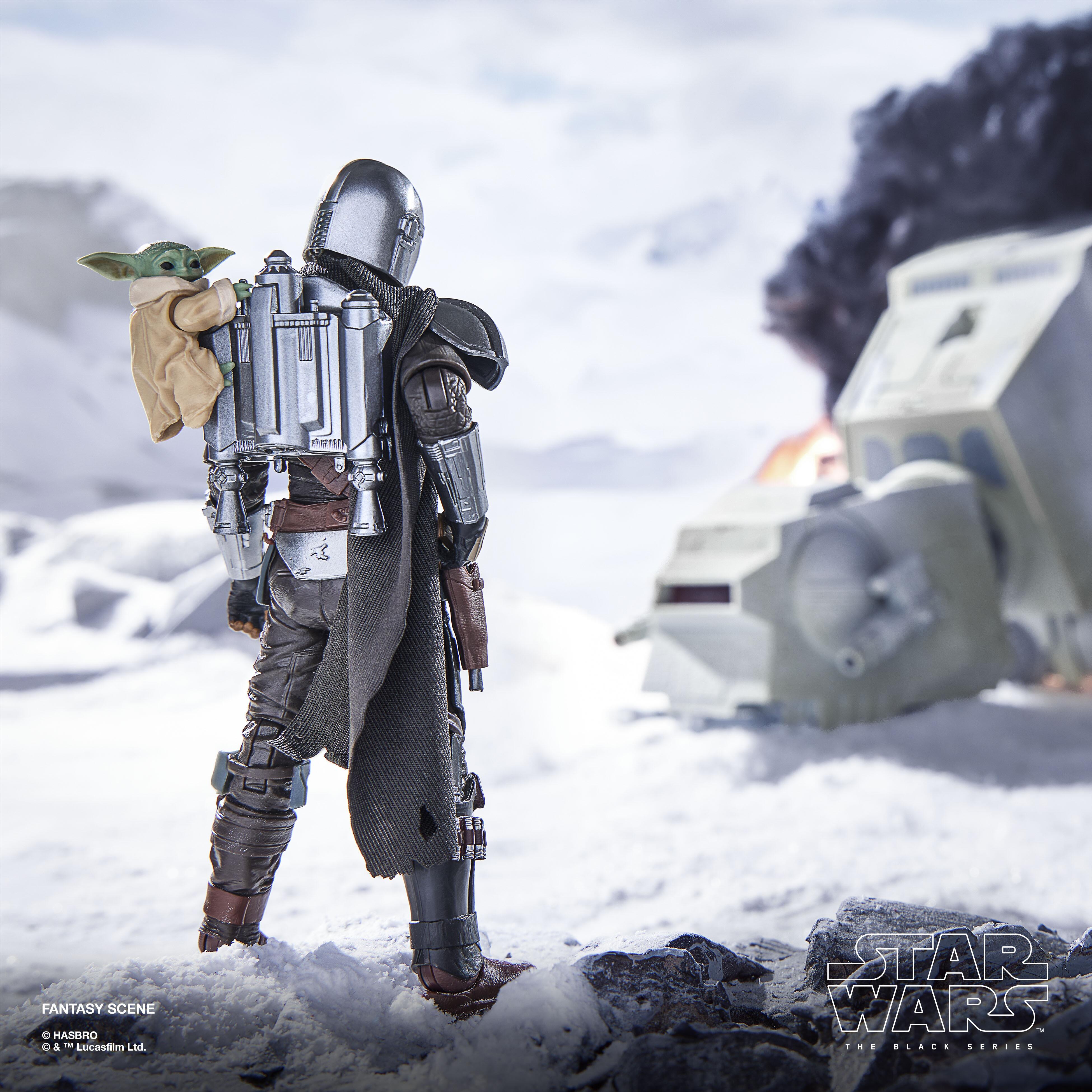 Star Wars Black Series 6 Inch Deluxe Action Figure - The Mandalorian ...