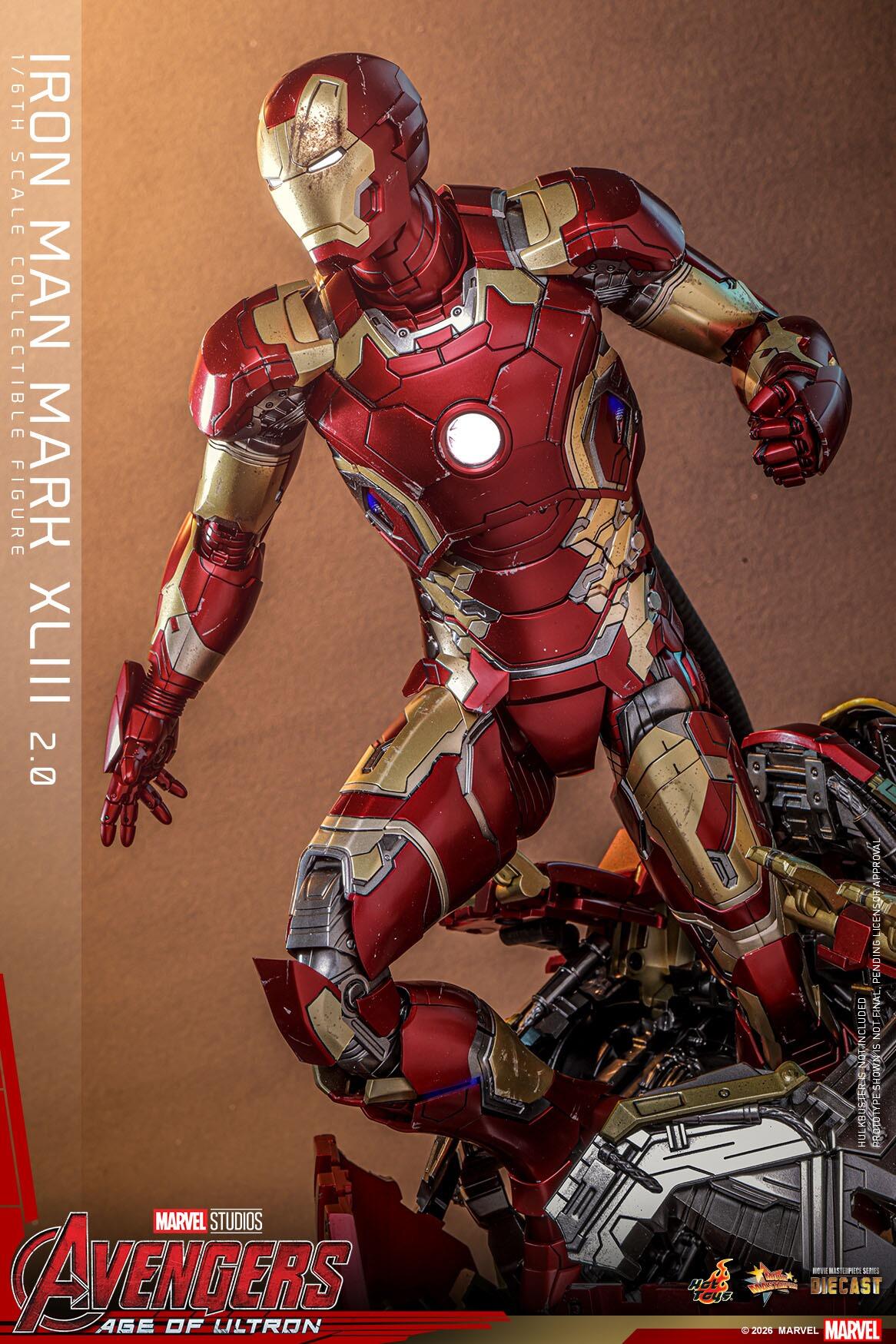 Hot Toys Iron Man Mark XLIII 1/6フィギュア PRE-ORDER Iron Man MK XLIII 2.0 - Marvel Studios Hot Toys