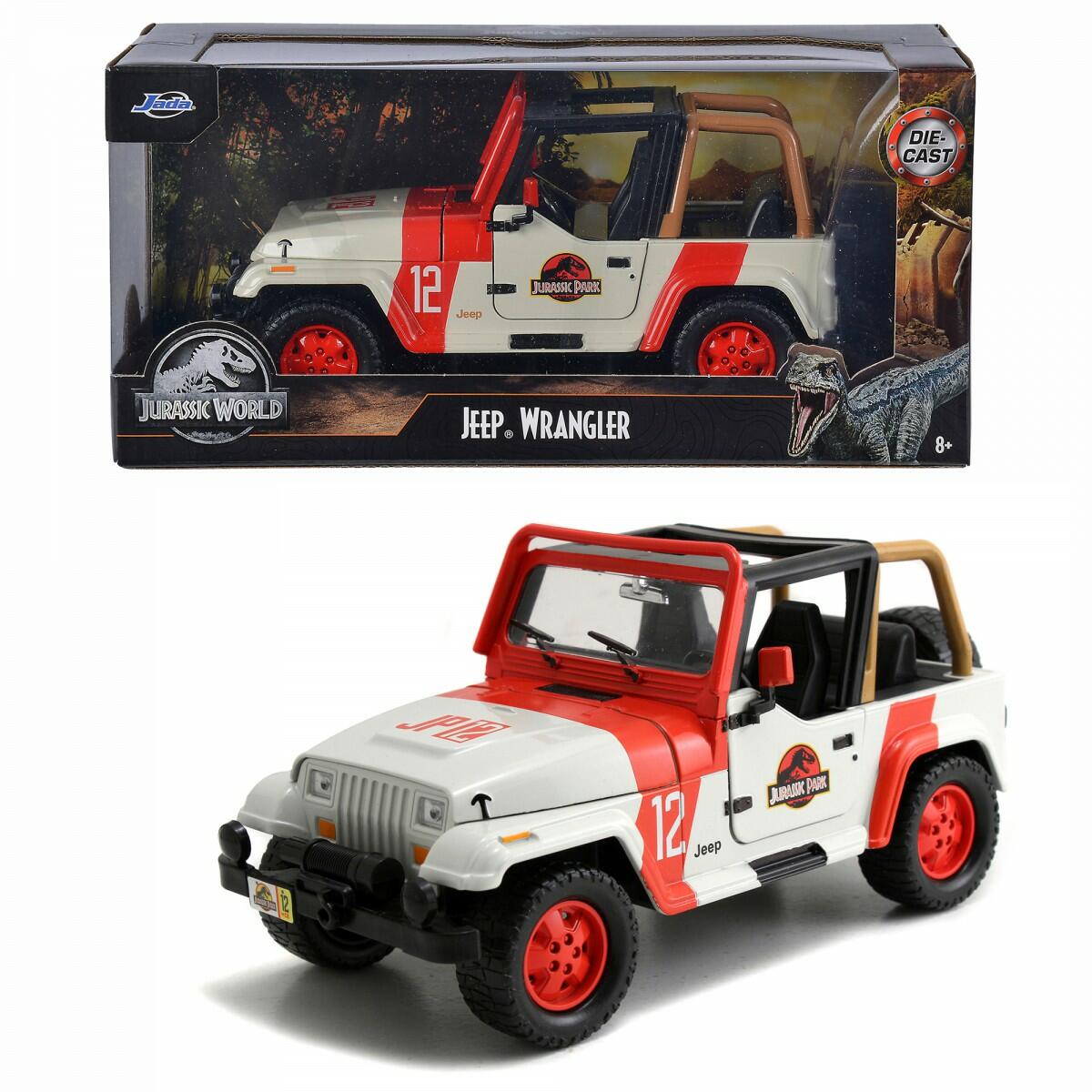 Jurassic Park - Jeep Wrangler 1:24 Scale Jada Hollywood Rides Die Cast  Vehicle