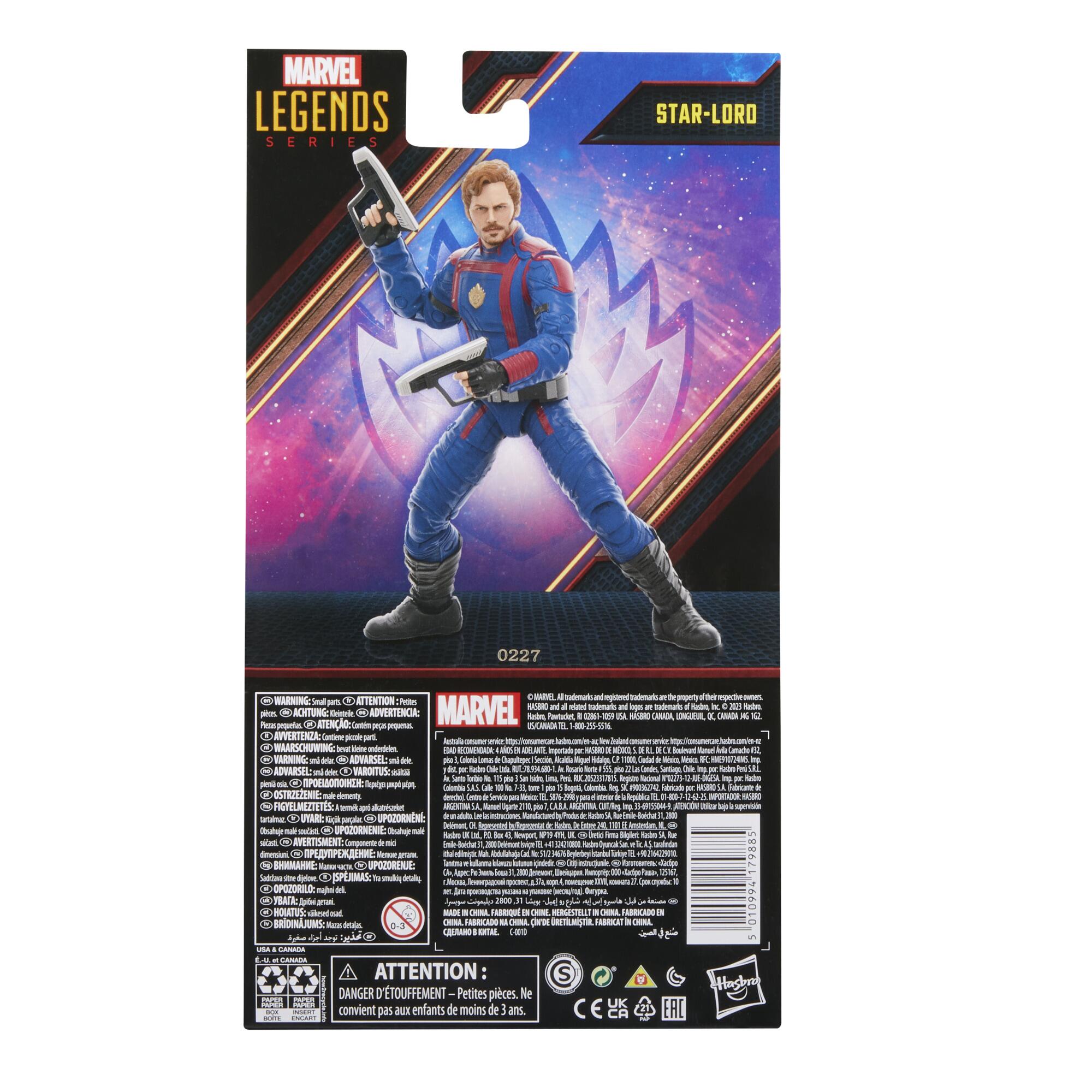 Marvel Legends STAR-LORD Guardians of the Galaxy Vol 3 Cosmo BAF Wave MCU  Movie Figure Review 