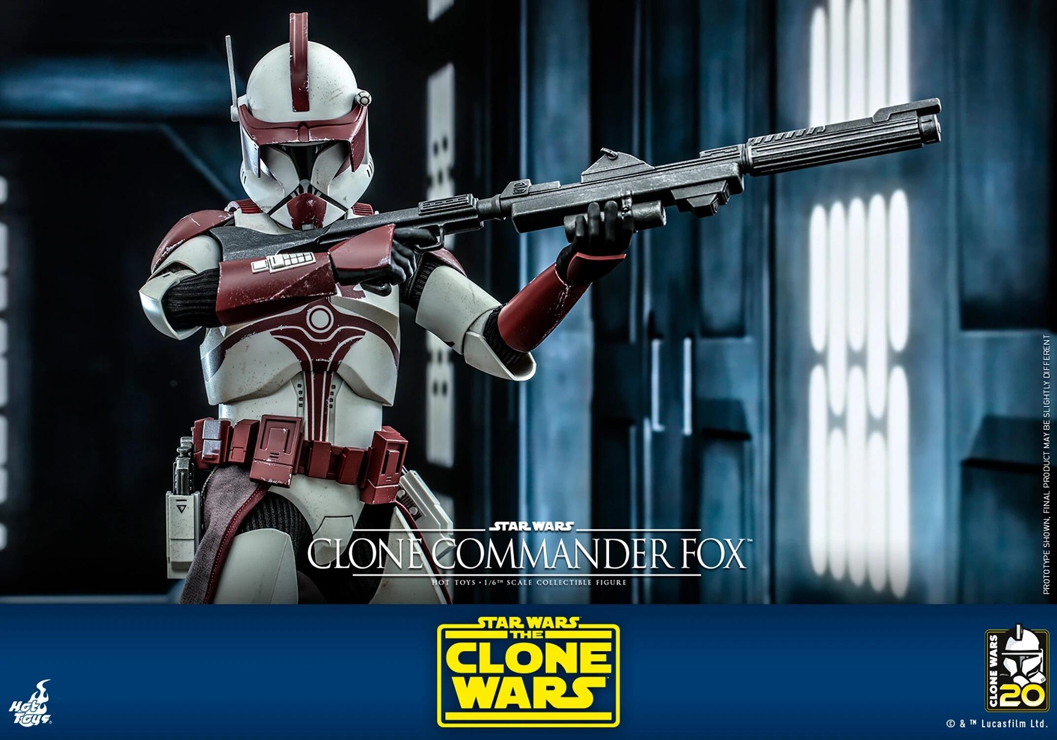 PRE ORDER Clone Commander Fox Star Wars Hot Toys Exclusive