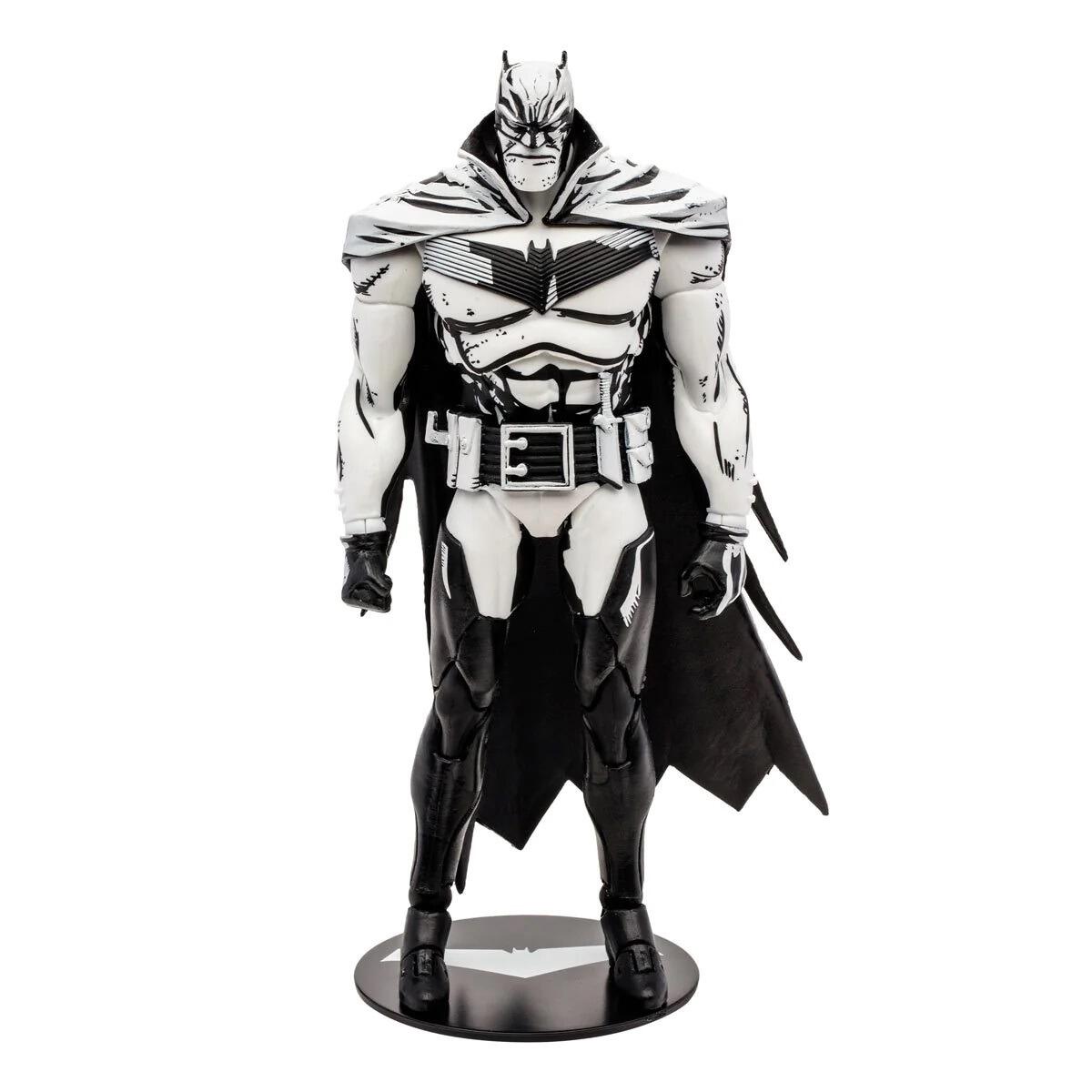 Black and hot sale white batman figure