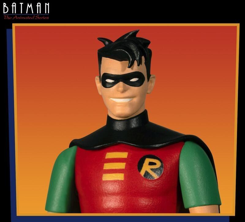 Figurines Batman The Animated Series Mezco Toyz - Batman, Robin, Joker, Catwoman - 9 Cm