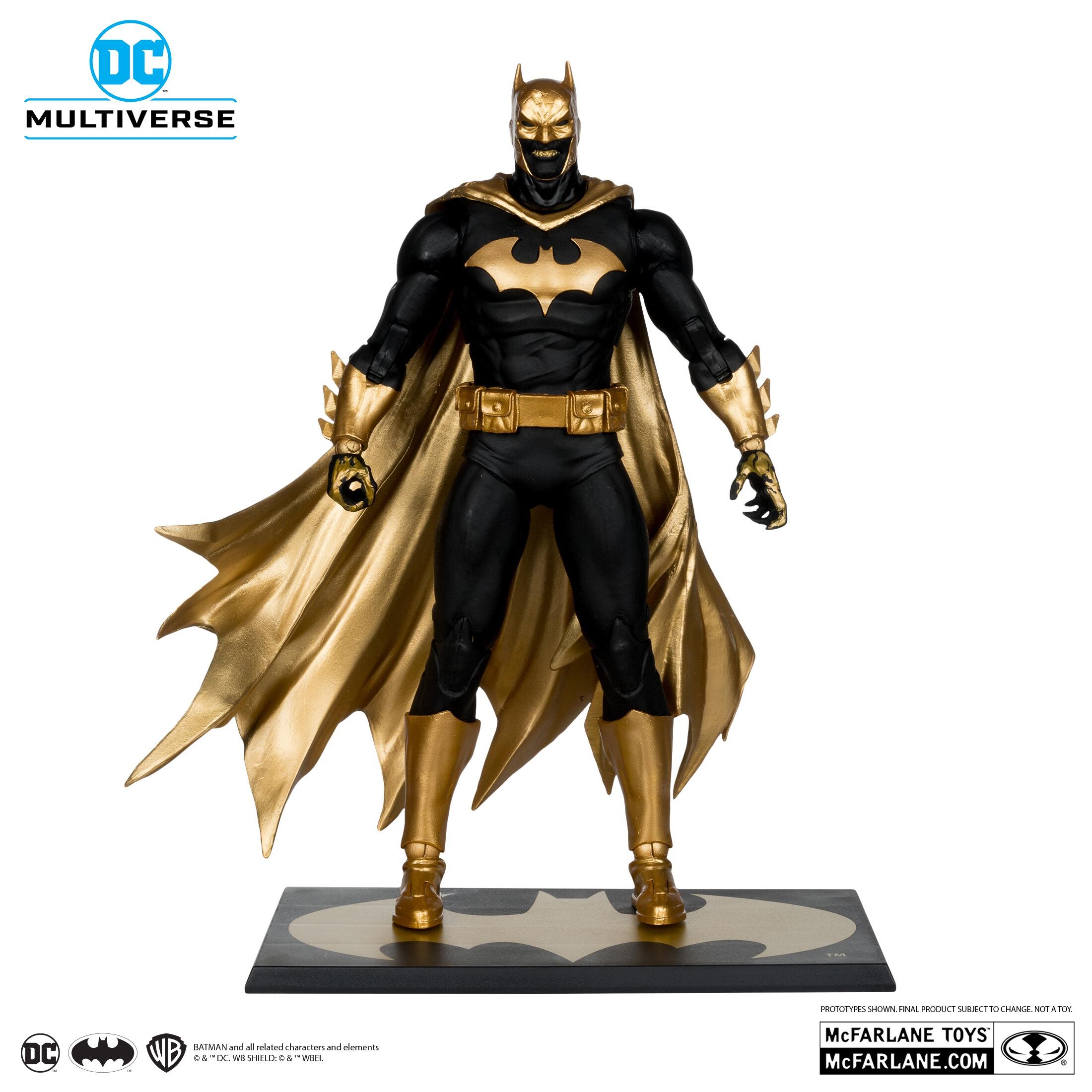 McFarlane DC Multiverse Gold Label - Statuetta Batman Hellbat Knightmare 18cm Con Accessori - 3
