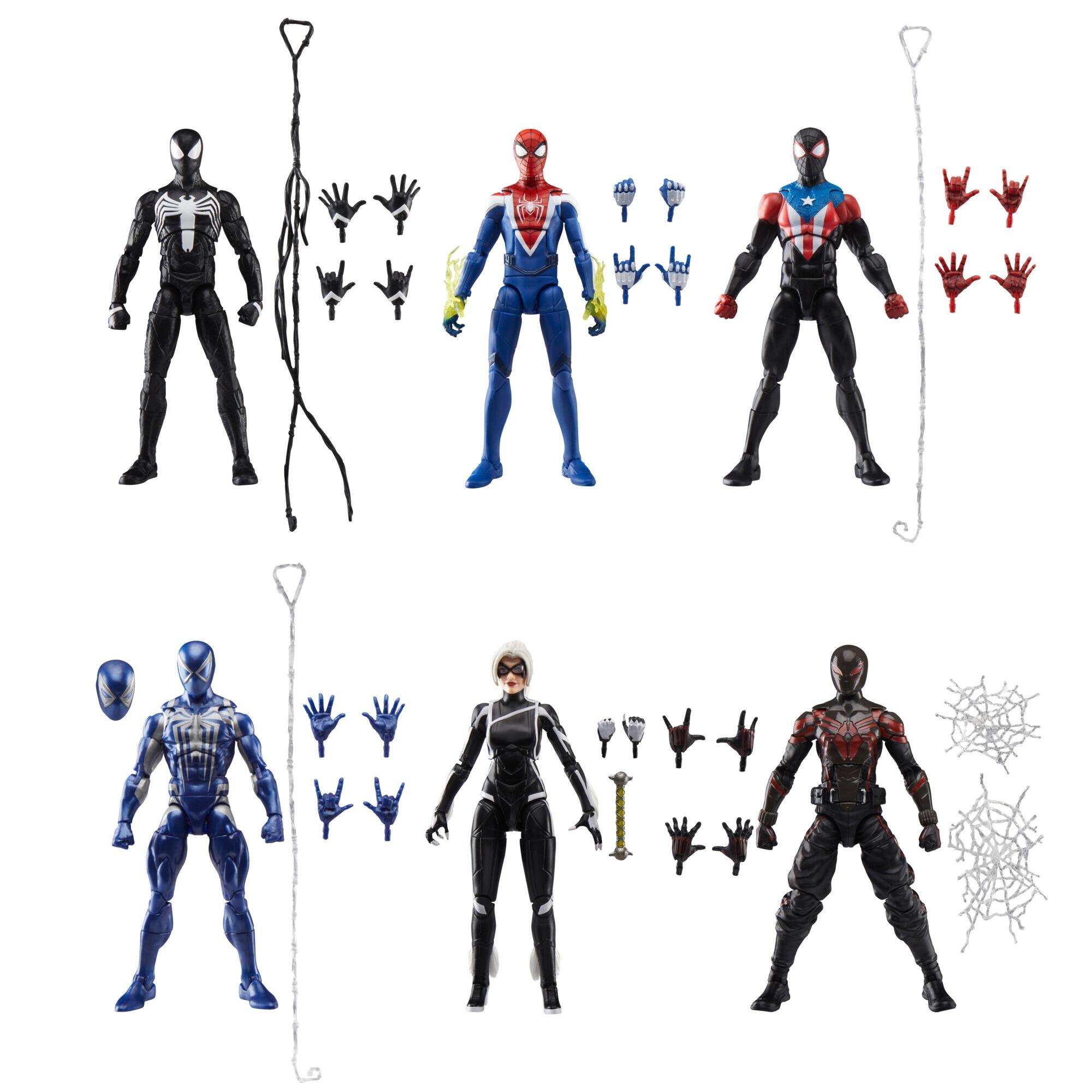 Marvel Legends Spider-Man Gamerverse 6 Inch Action Figures Wave 3