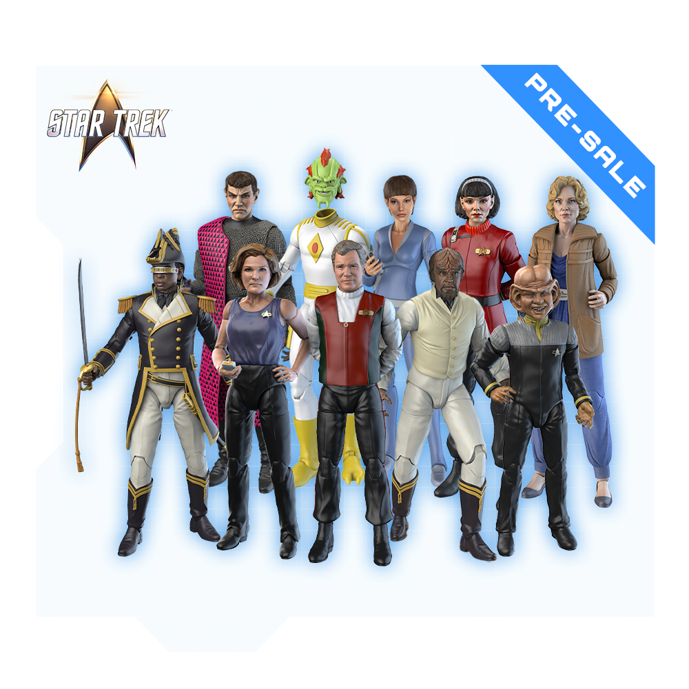 PRE-ORDER Star Trek Action Figure Wave 2 - Set of 10