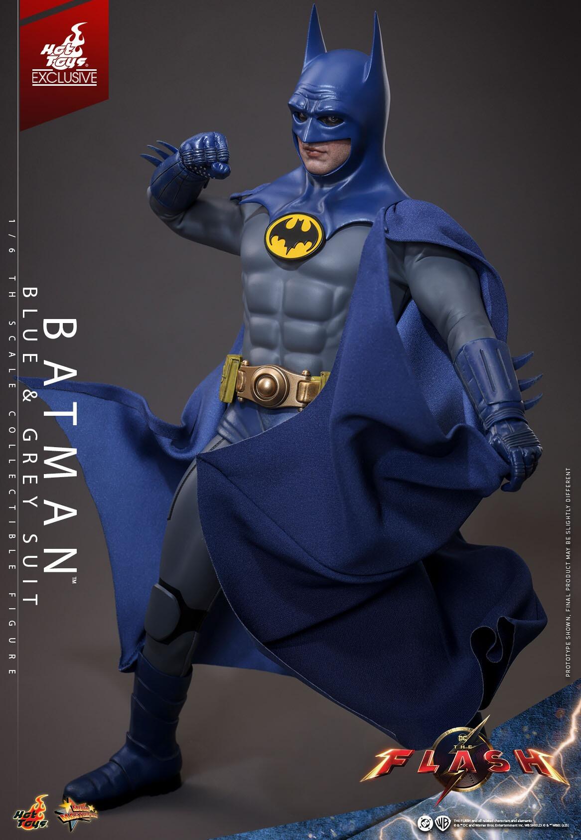 Batman (Blue/Grey Suit)- The Flash Hot Toys Exclusive Collectibles