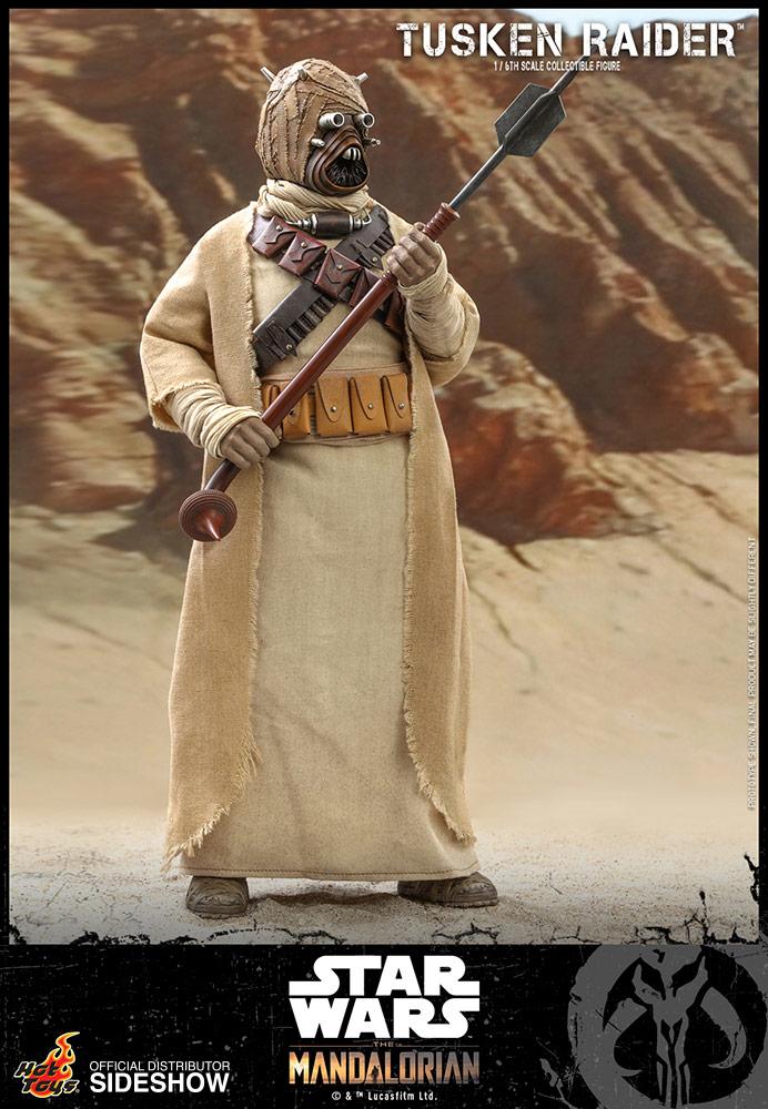 Hot Toys Action Figure Tusken Raider Scala 1:6 - Il Mandalorian, Collezionabile Di Lusso Con Accessori