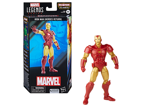 Marvel Legends The Marvel's Action Figure (BAF Totally Awesome Hulk) - Iron Man (Heroes Return)
