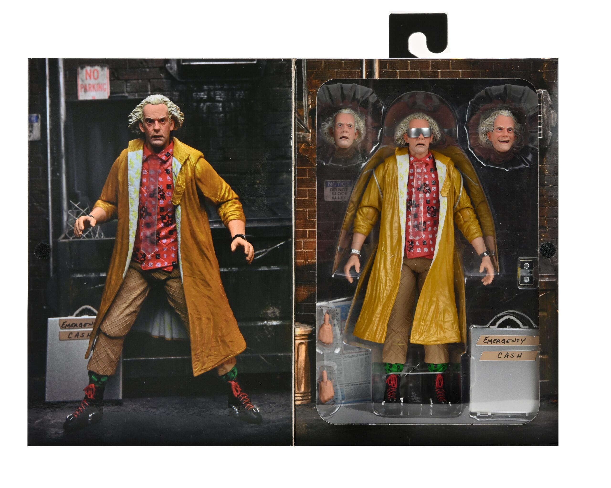 Doc Brown Back good To The Future collectible figure