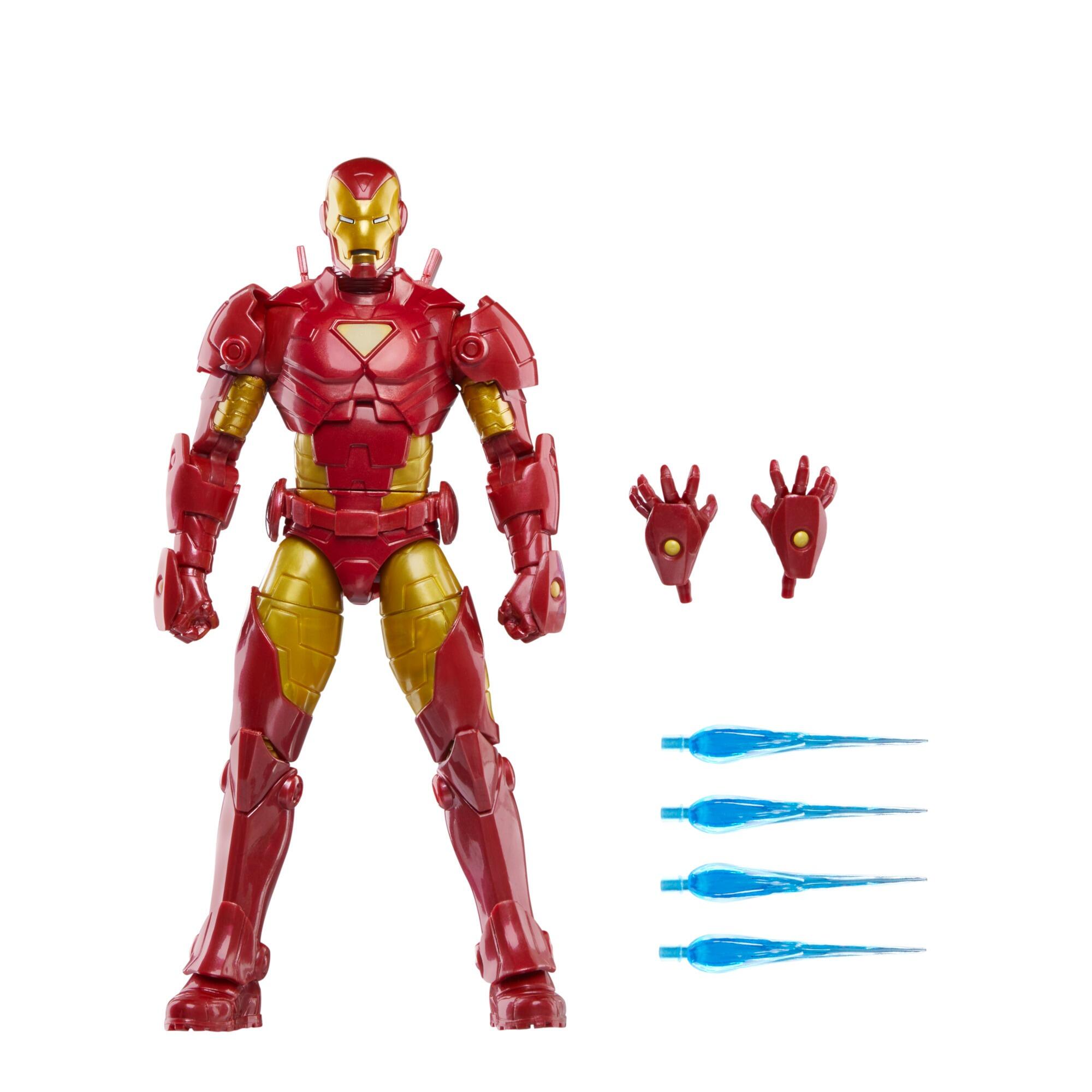 Marvel Legends Iron Man Retro 6 Inch Action Figure - Iron Man (Model 20)