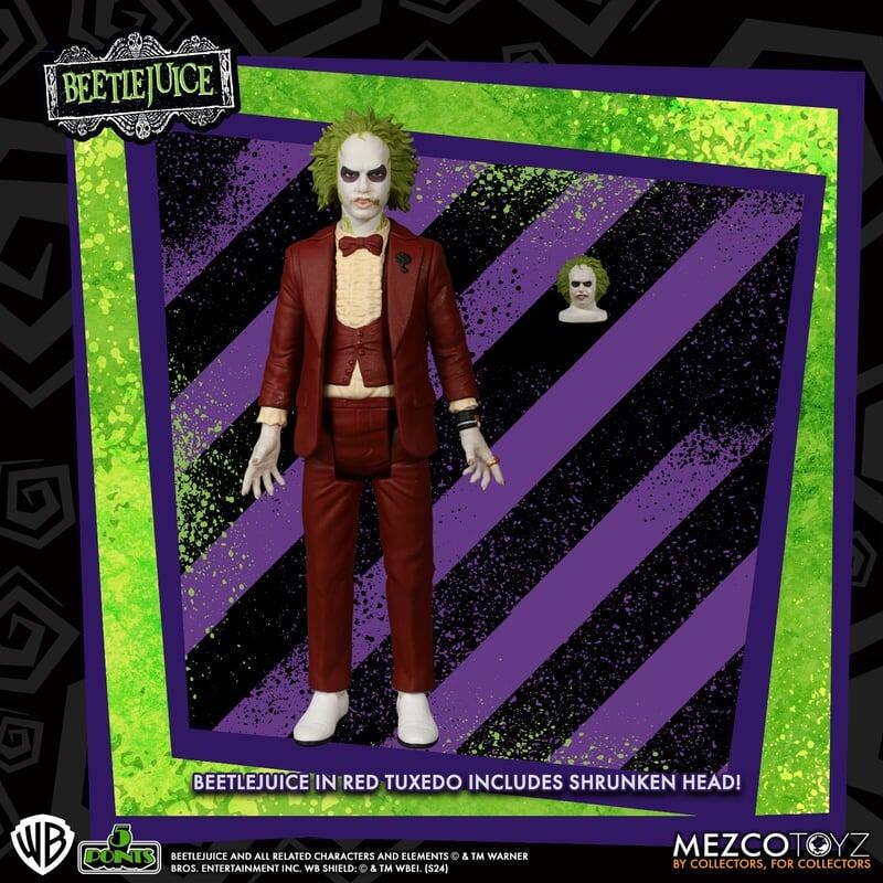 *PRE-ORDER Beetlejuice 5 Points Deluxe Action Figure - Beetlejuice (Red ...