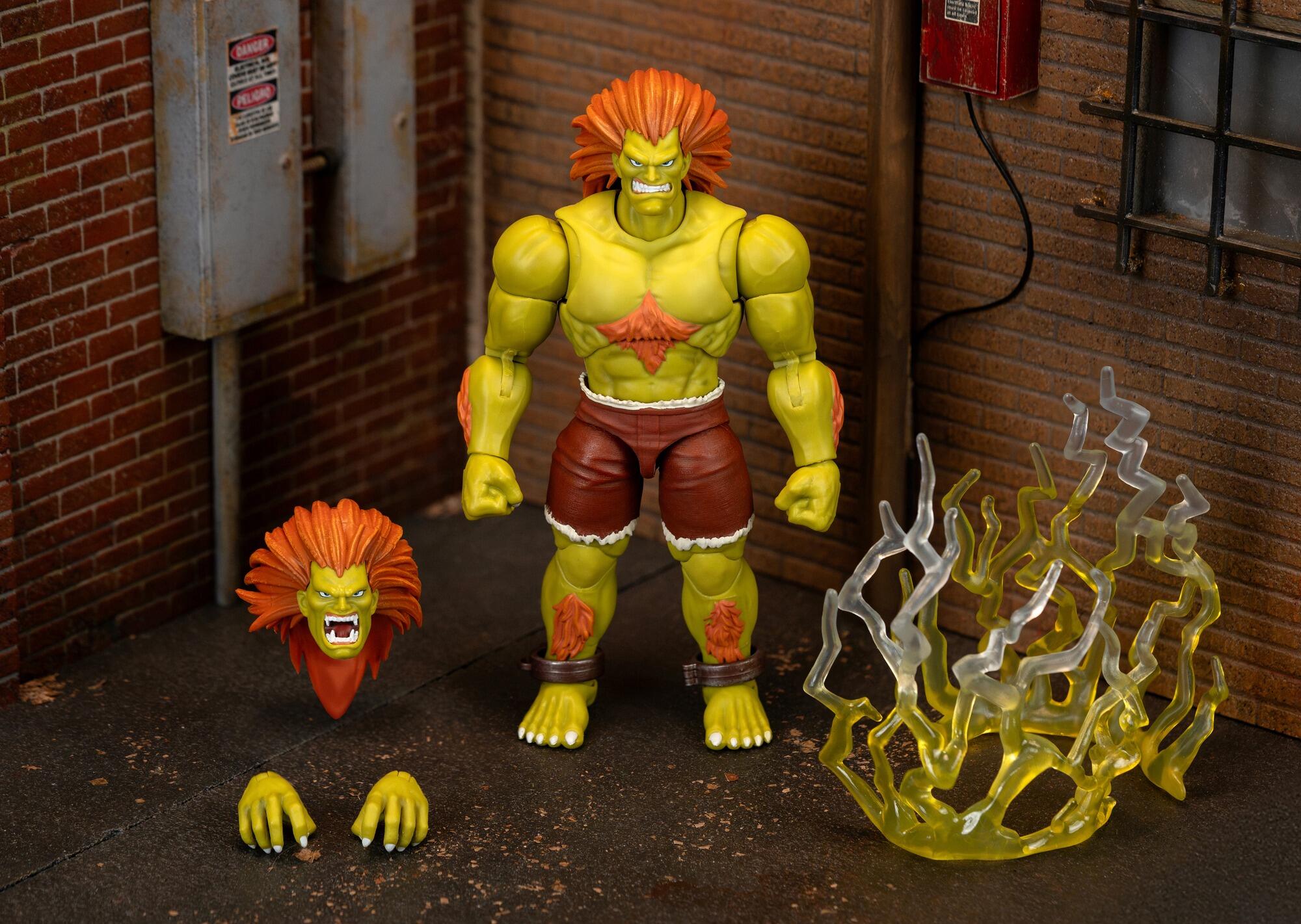 Figurine Jazwares Street Fighter - Ken Vs Blanka - Duel - Neuve Sous Blister