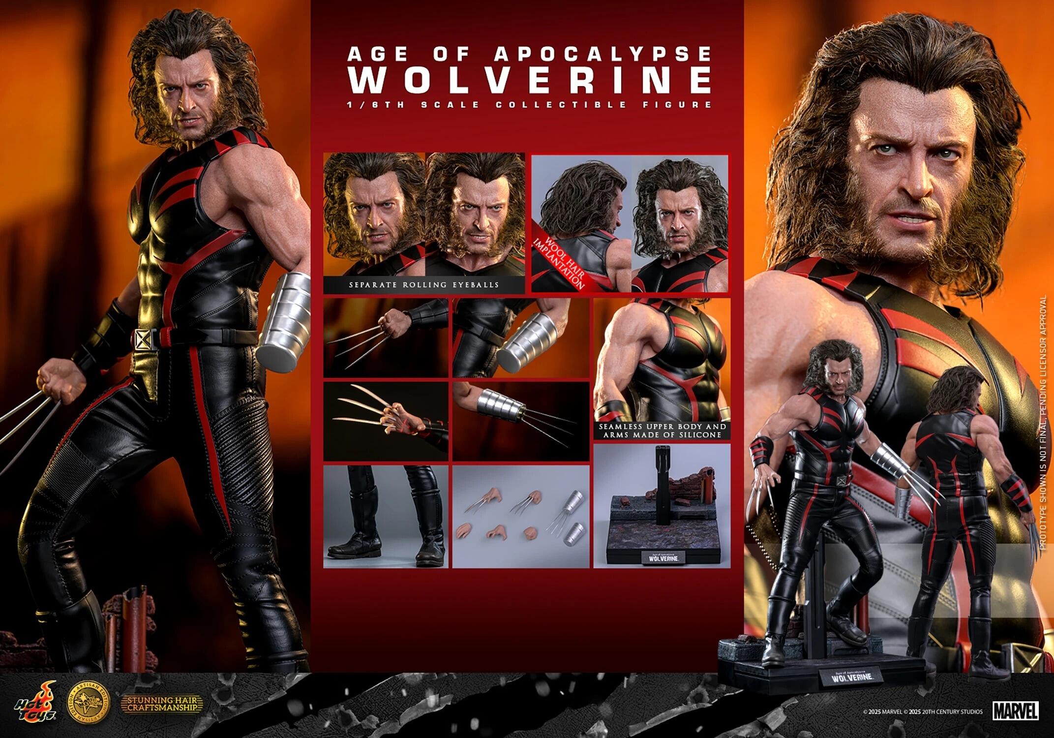 【限定版】WOLVERINE 1/6スケール フィギュア プラチナエディション X-Men The Animated Series - Wolverine (Regular Edition) 1/6 Scale