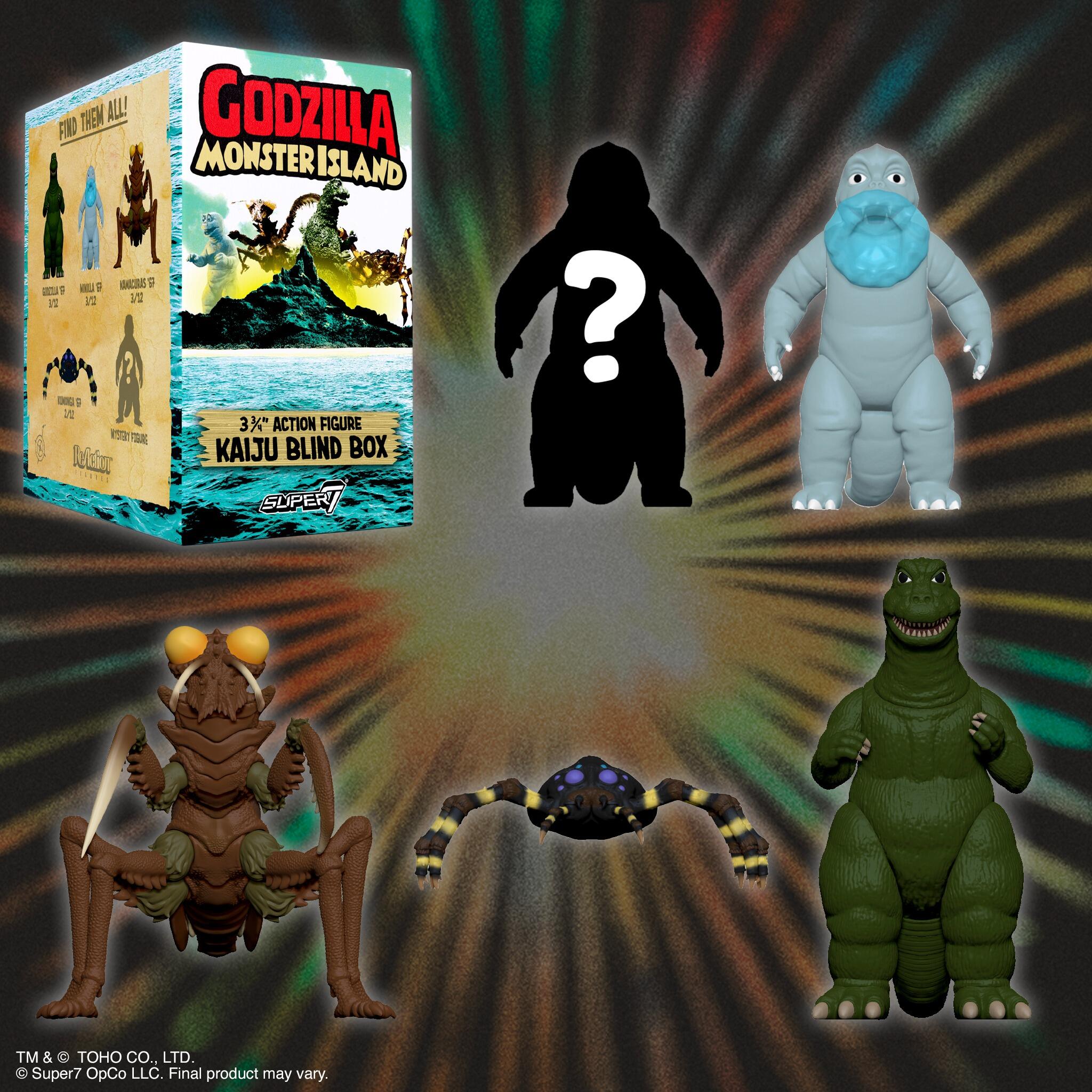PRE-ORDER TOHO Blind Box Wave 13 (Showa Monster Island) Action