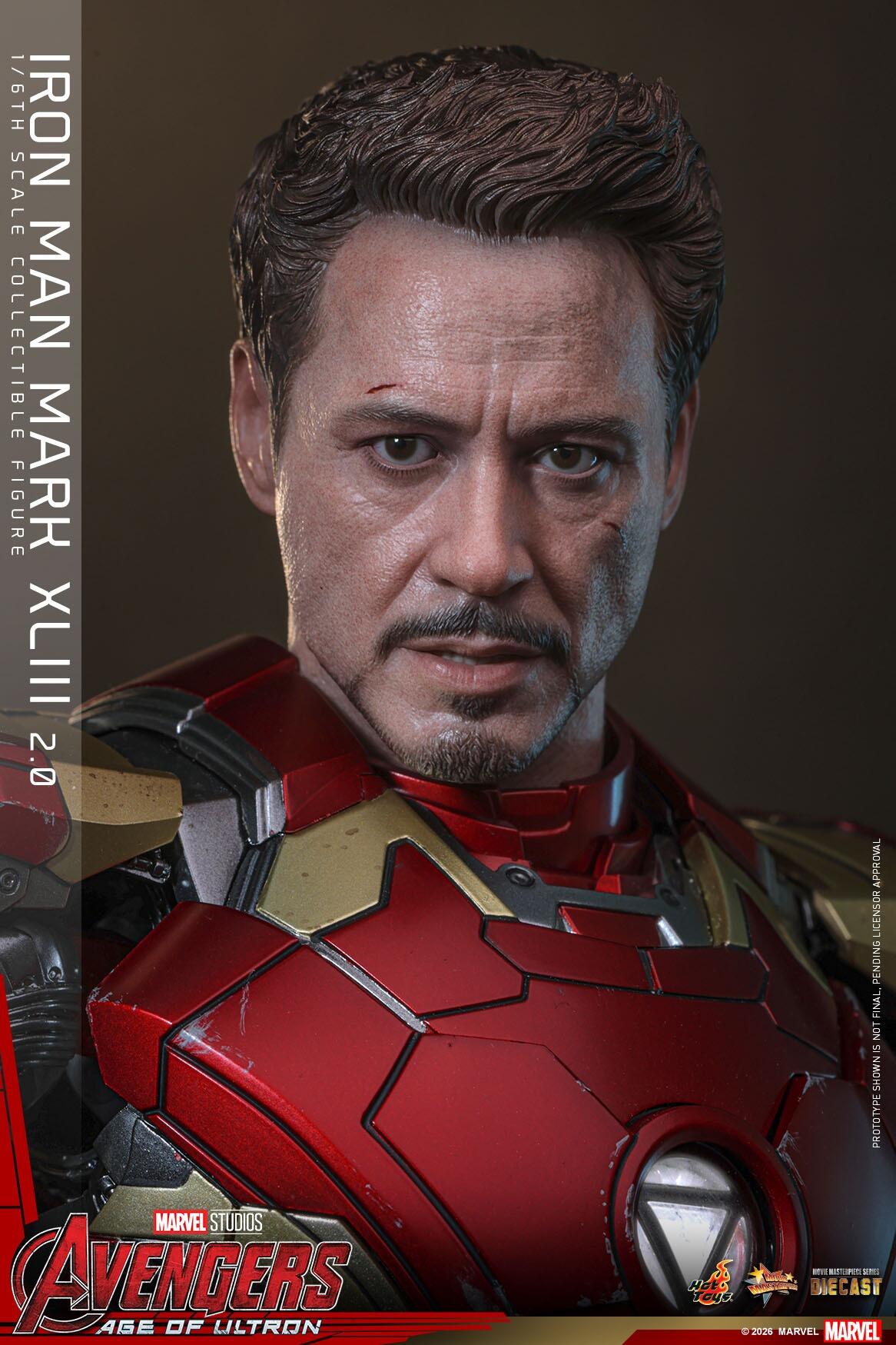 PRE-ORDER Iron Man MK XLIII 2.0 - Marvel Studios Hot Toys
