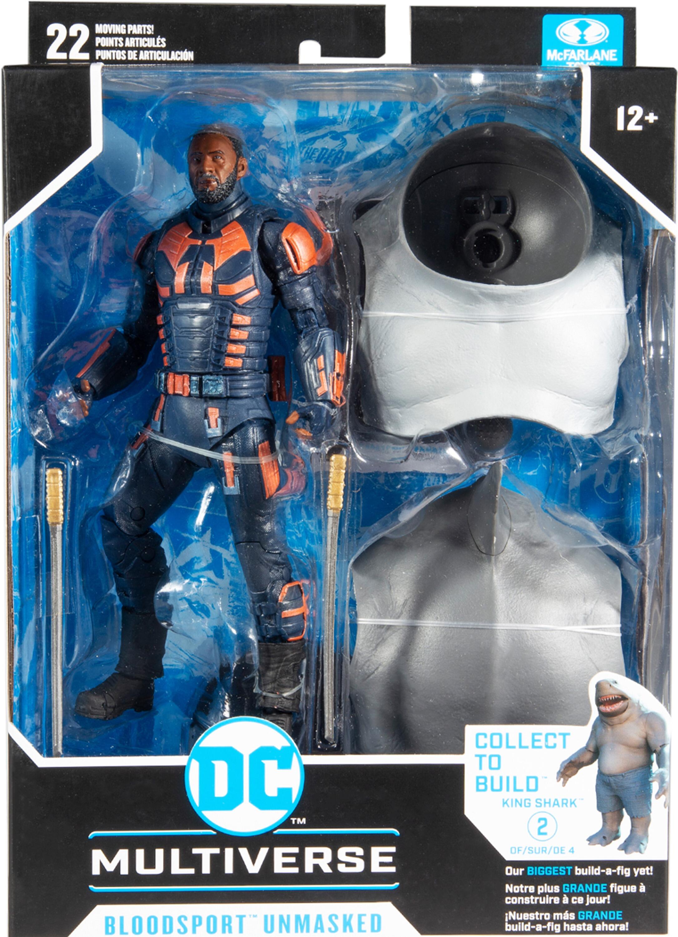 DC Multiverse 7 Inch Scale Action Figure (BAF King Shark) - Bloodsport ...