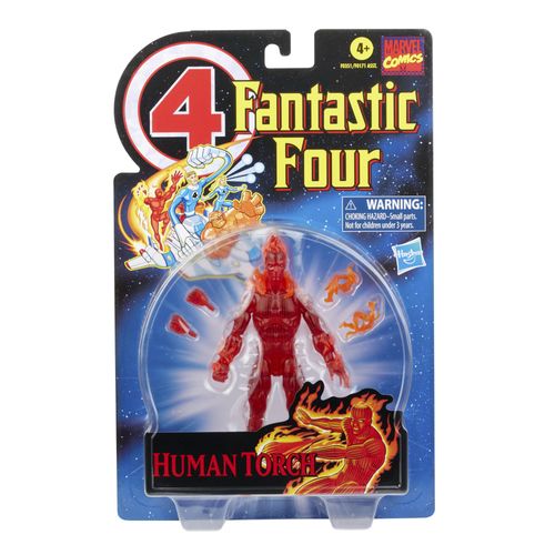 Marvel Legends Fantastic Four Retro Action Figure - Human Torch