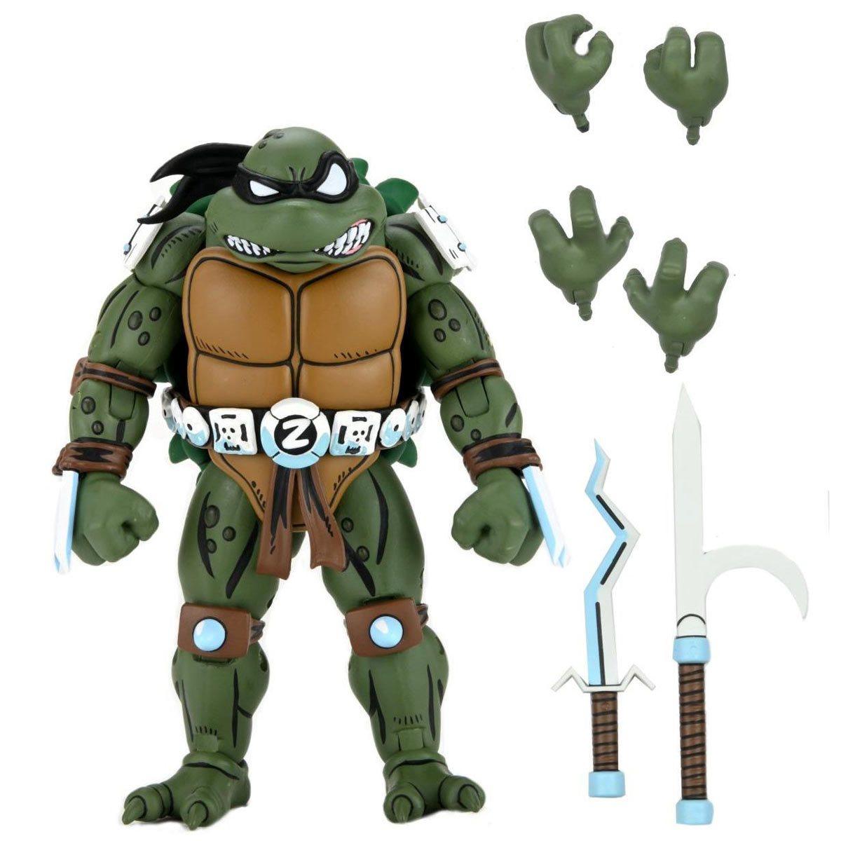 4 TMNT Teenage Mutant Ninja Turtles 7in Action Figures Based on 1990 Movie