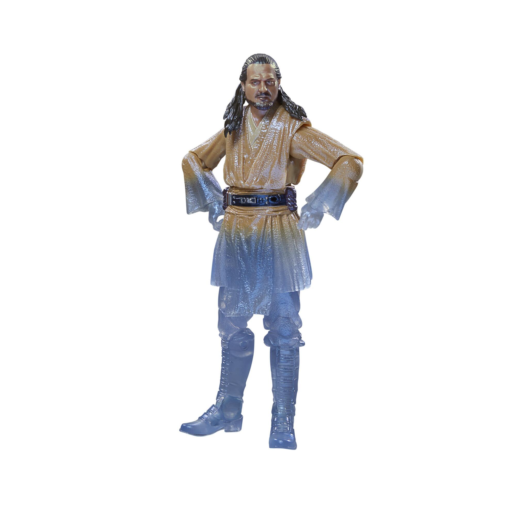 Star Wars The Black Series Qui-Gon Jinn 15 Cm | Figura Da Collezione Episodio I | Con 2 Accessori | Hasbro