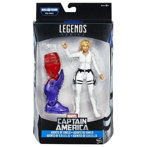 NON MINT - Marvel Legends  6 Inch Action Figure - Captain America Agents of Shield