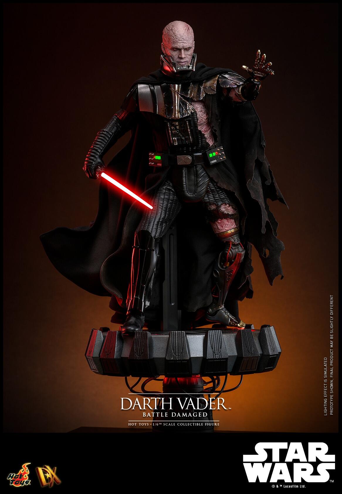 *PRE-ORDER Battle Damaged Darth Vader - Star Wars Hot Toys Collectibles ...