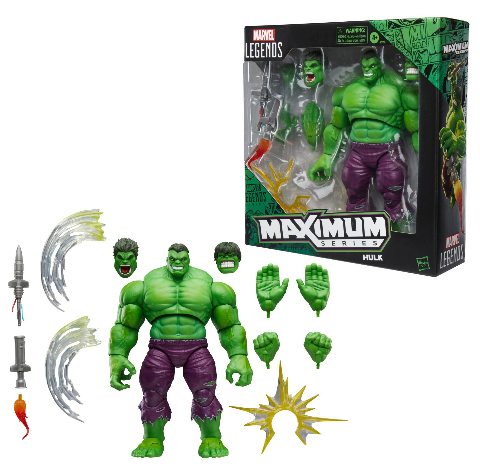 Marvel Legends Maximum Series Inch Deluxe Action Figure Hulk