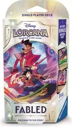 Disney Lorcana Into The Inklands Trading Card Game - Starter Deck (Pongo &  Peter Pan)