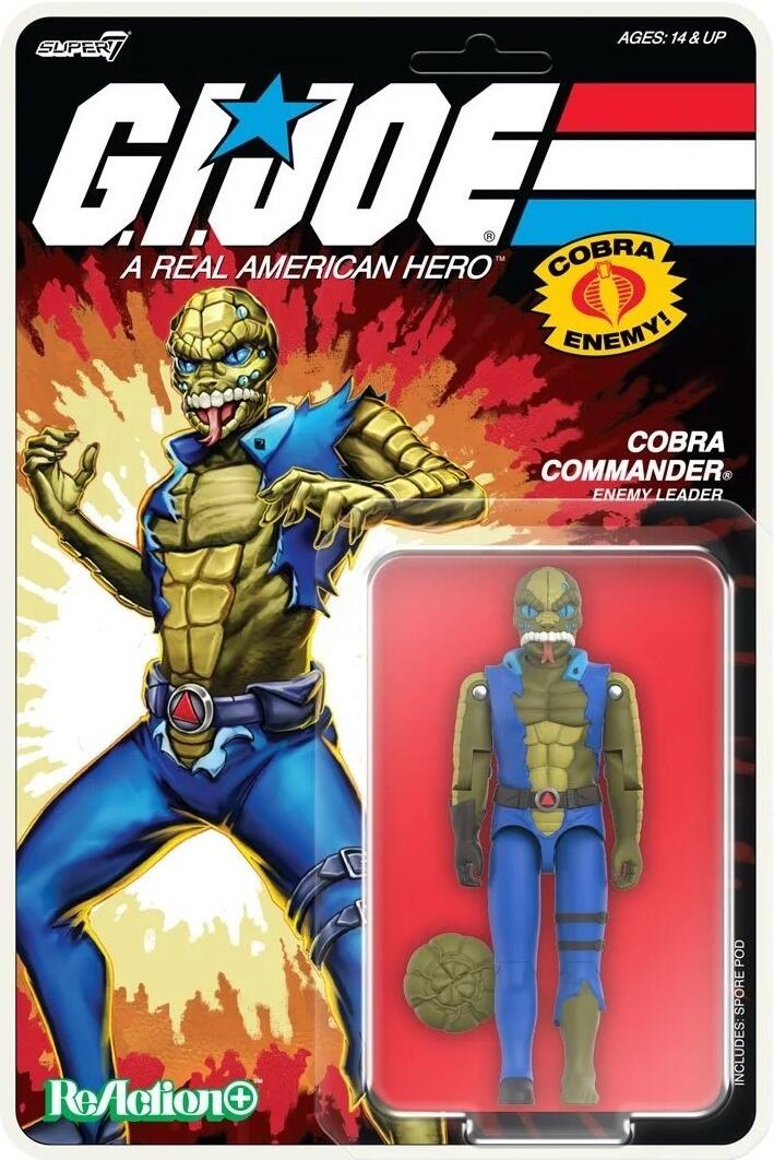 Joe ReAction+ Exclusive Action Figure Cobra Commander (Once
