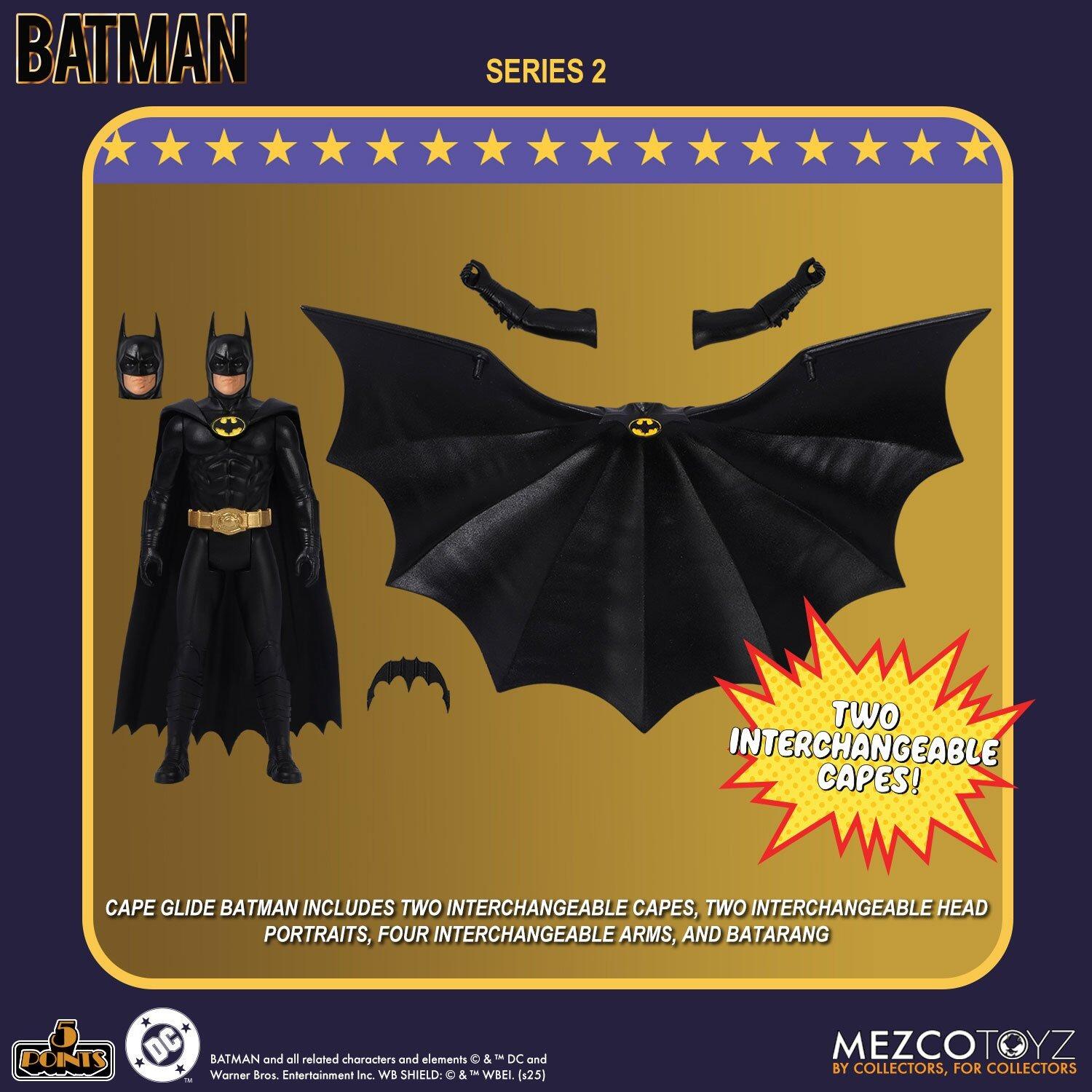 PRE-ORDER DC Batman (1989) 5 Points Deluxe Action Figure Wave 2 