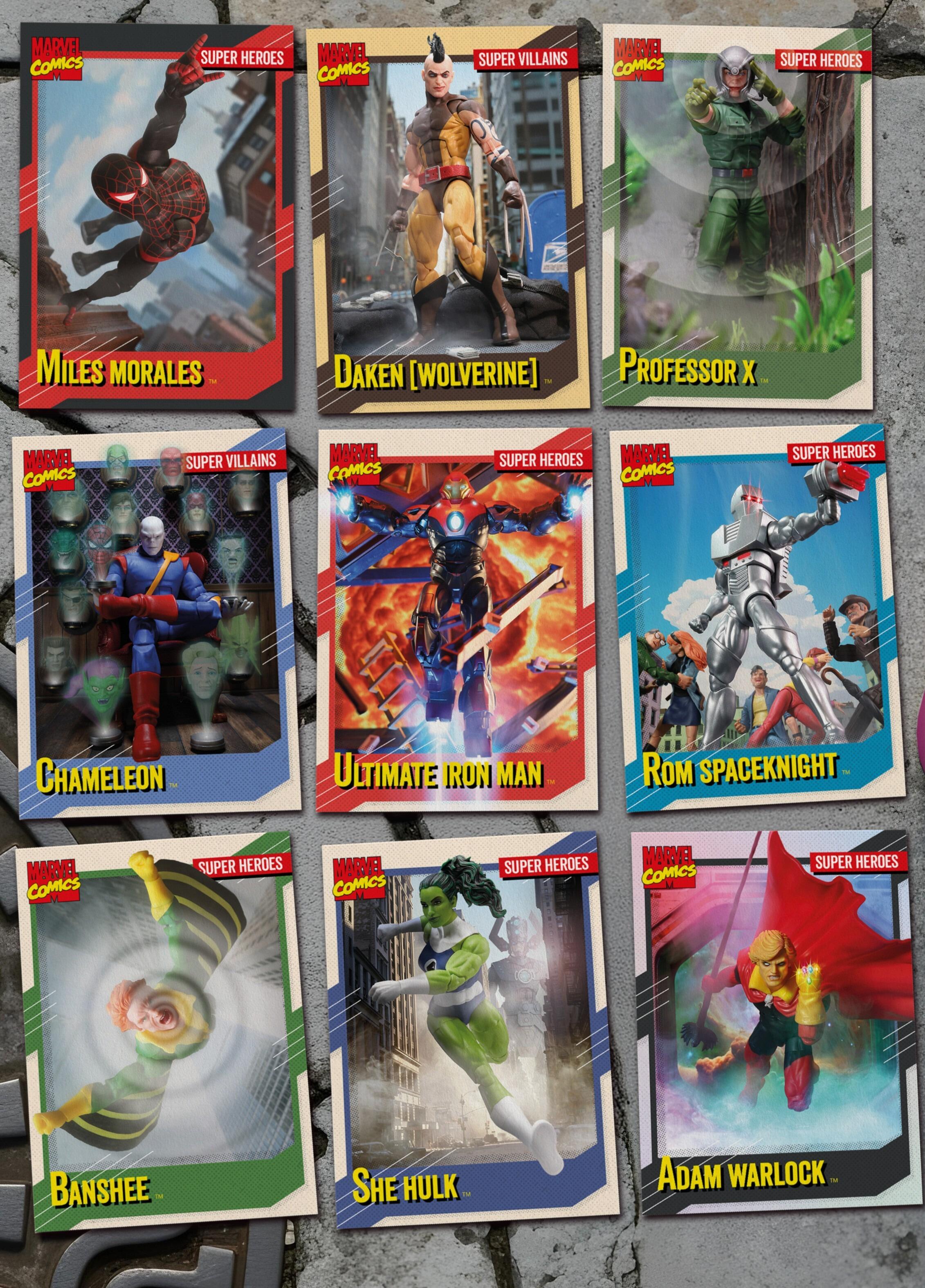 Marvel Legends Collector Art Cards Wave 2 (Set of 3/6/9)