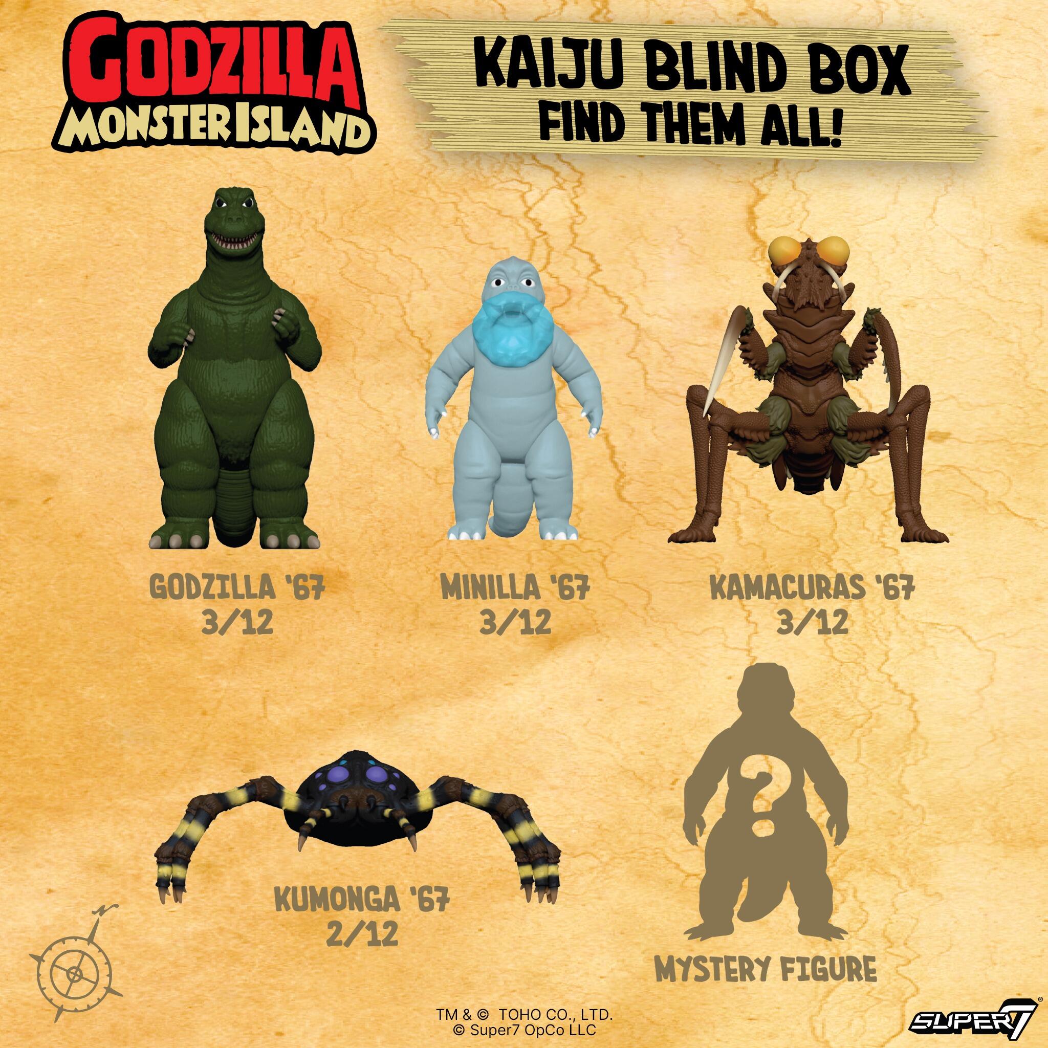 PRE-ORDER TOHO Blind Box Wave 13 (Showa Monster Island) Action