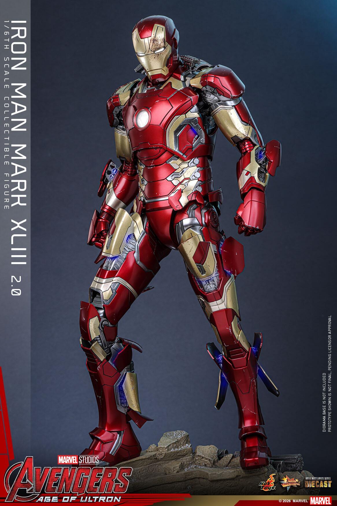 PRE-ORDER Iron Man MK XLIII 2.0 - Marvel Studios Hot Toys