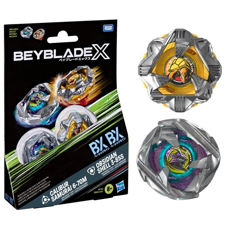Beyblade X Dual Beyblade Pack - Calibur Samurai 6-70M BX