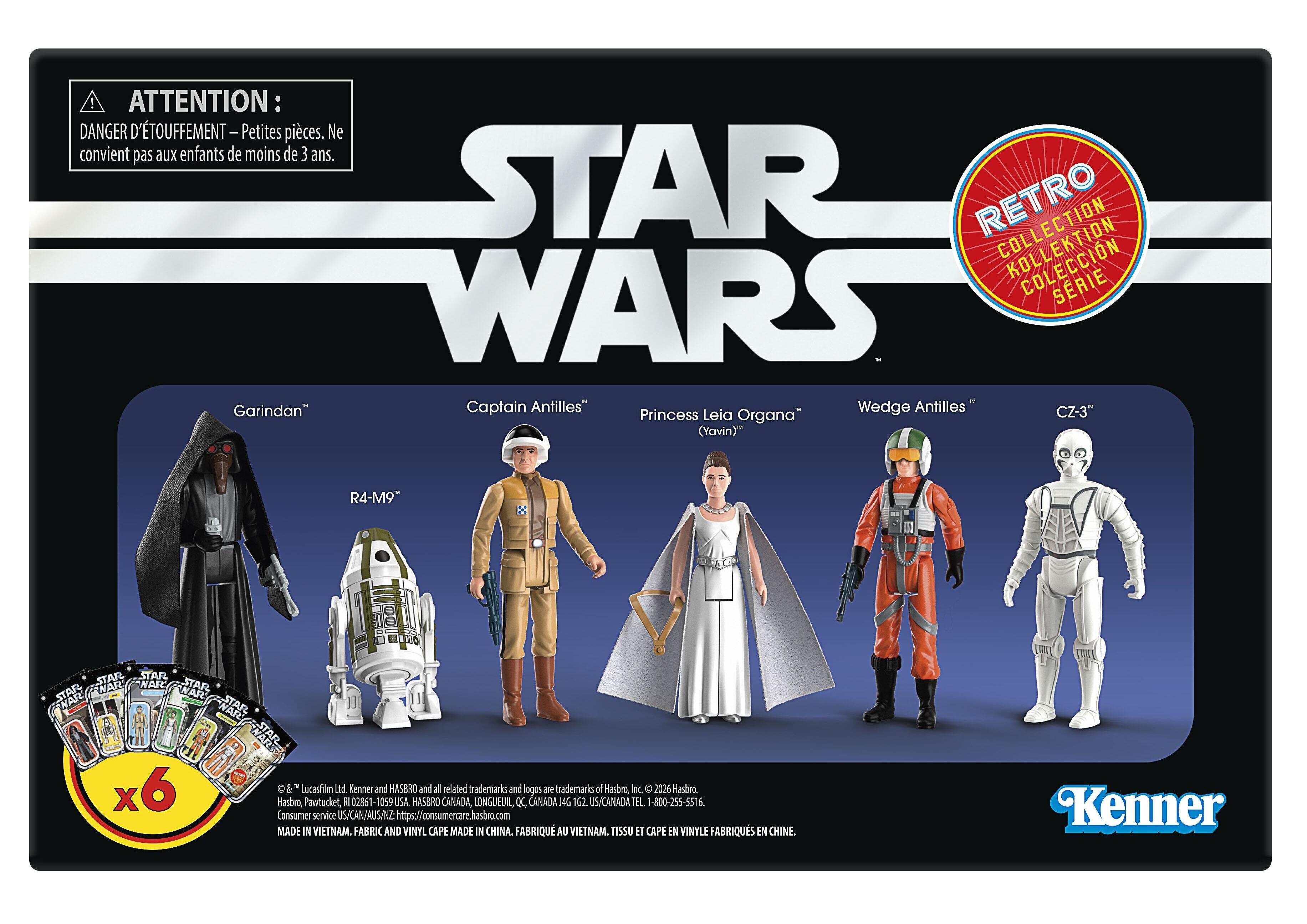 PRE-ORDER Star Wars Retro Collection Action Figure (A New Hope Set