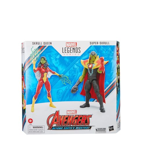 Marvel Legends Series 6-Inch-Scale Action Figure 2-Pack - Skrull Queen &amp; Super-Skrull