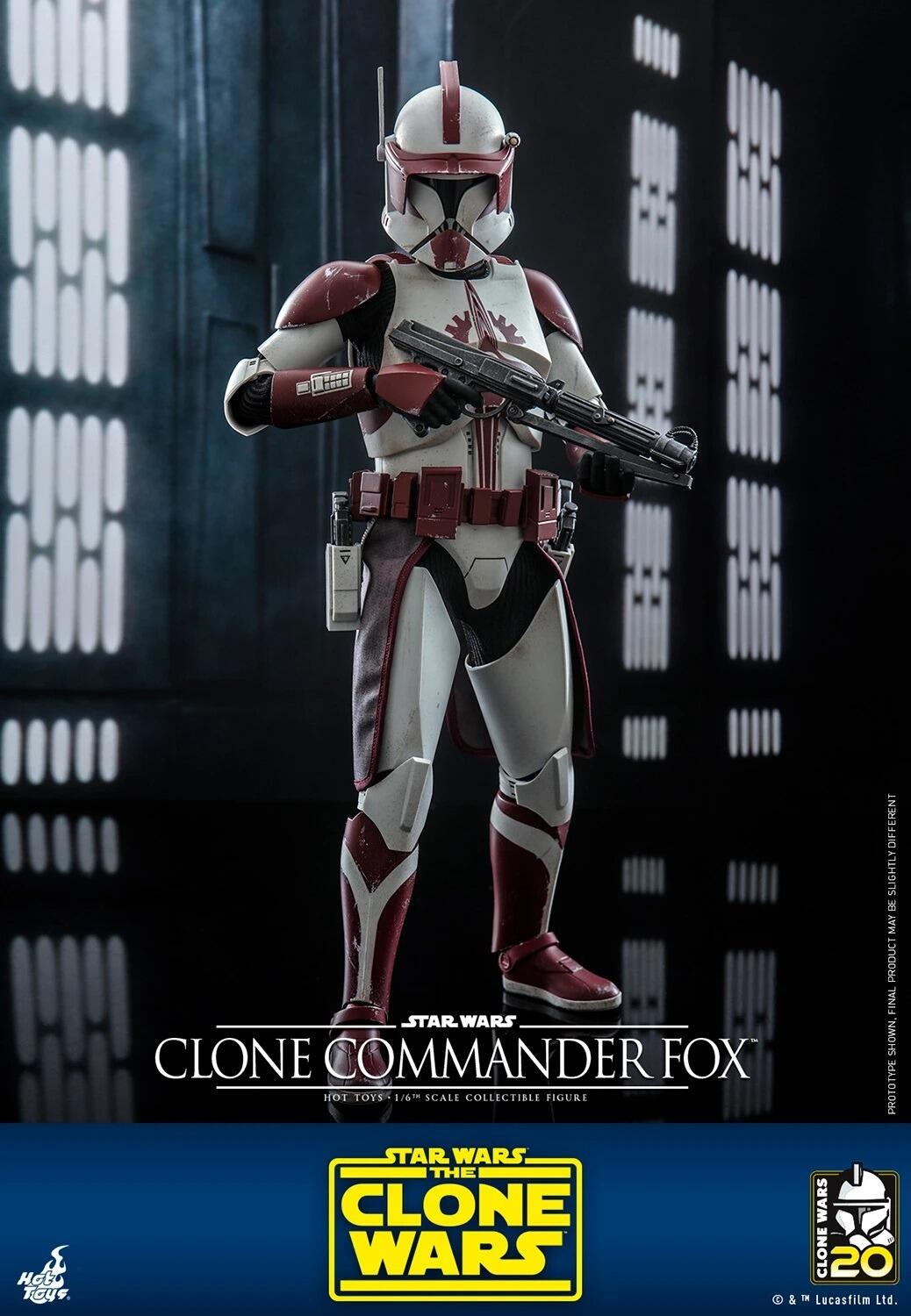 Clone Commander Fox - Star Wars Hot Toys Exclusive Collectibles 1/6 ...