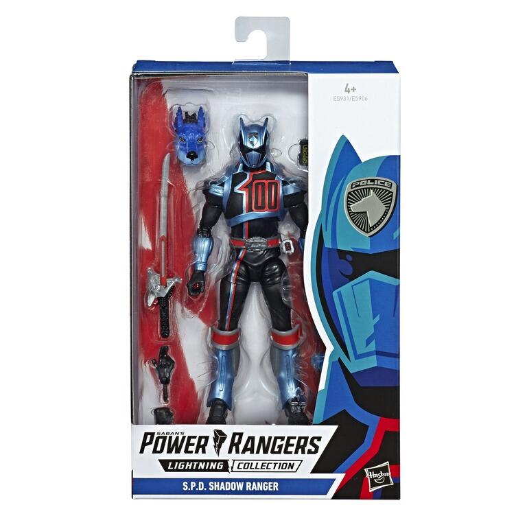 Power Rangers Lightning Collection 6 Inch Action Figure S.P.D. Shadow Ranger