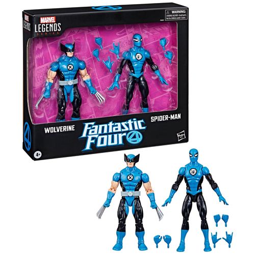 *PRE-ORDER Marvel Legends Fantastic 4 Action Figure Twin Pack - Wolverine &amp; Spider-Man
