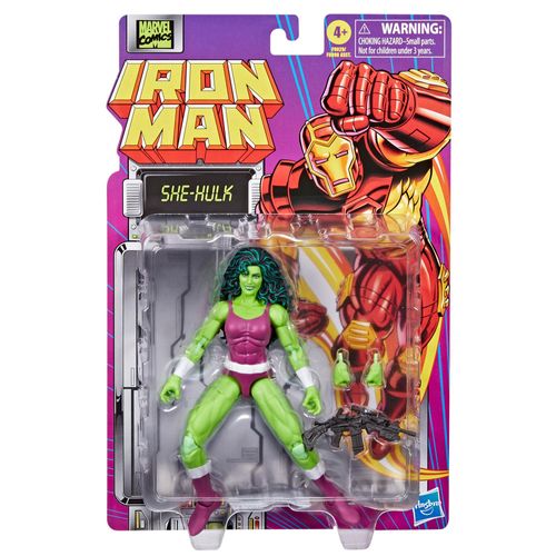 *PRE-ORDER Marvel Legends Iron Man Retro 6 Inch Action Figure - She-Hulk