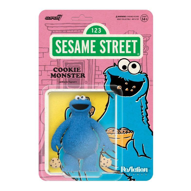 *PRE-ORDER Sesame Street ReAction Action Figure Wave 2 - Cookie Monster