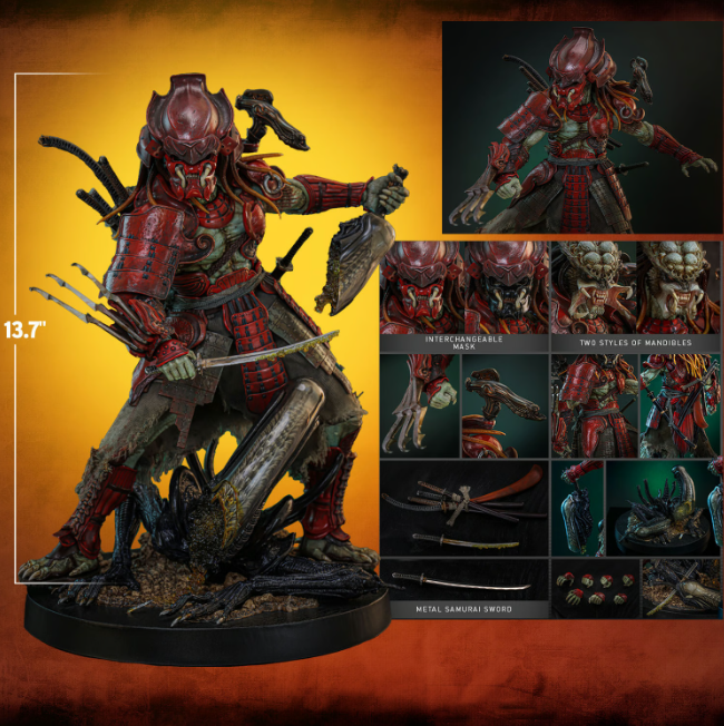 Samurai Predator - Alien vs Predator Four Hot Toys Collectibles 1