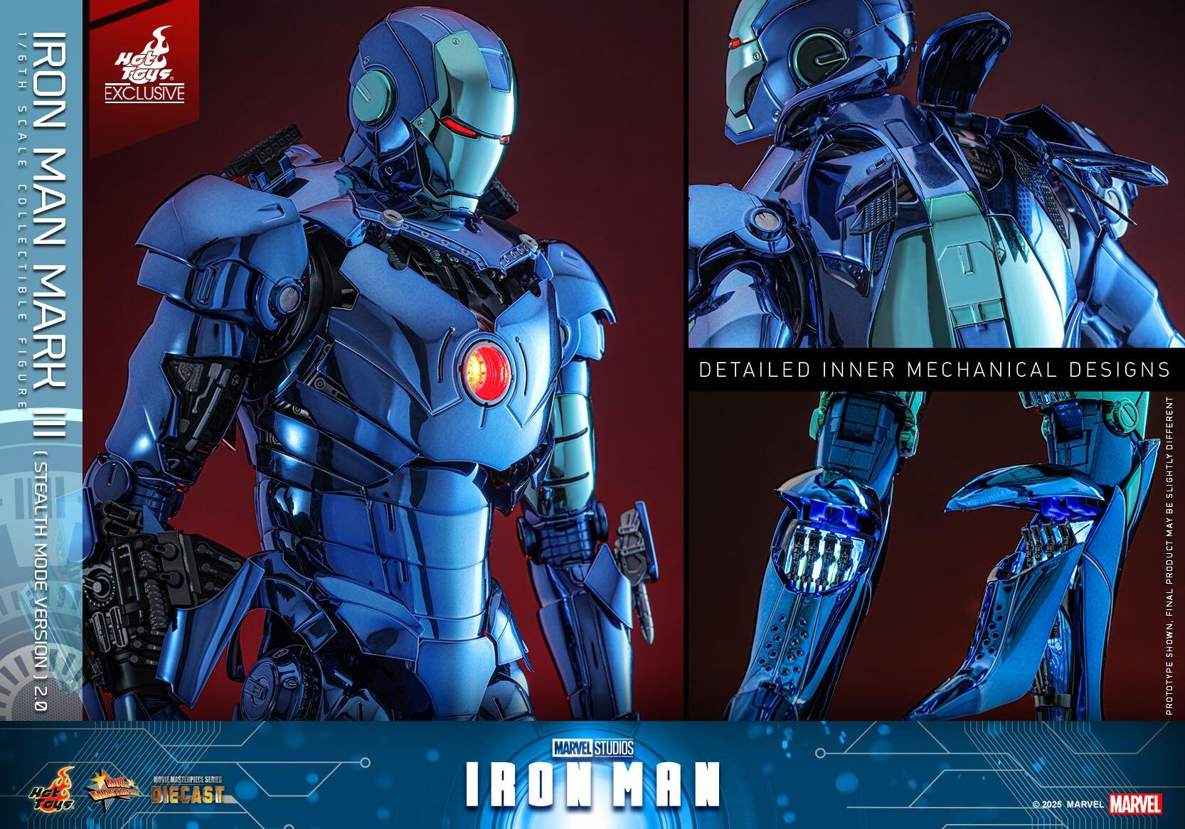 Iron Man MK III (Stealth Suit) 2.0 - Marvel Studios Hot Toys