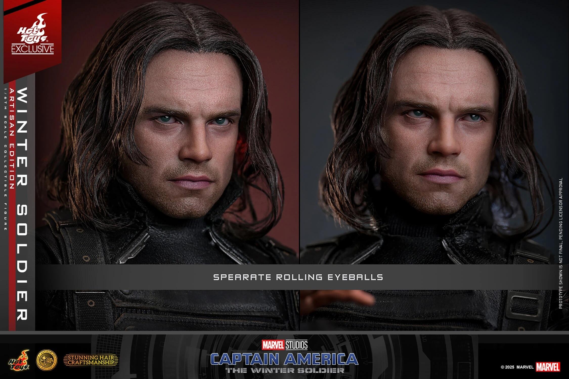 ホットトイズ WINTER SOLDIER 美品 Hot Toys unveils The Winter Soldier Artisan Edition sixth scale