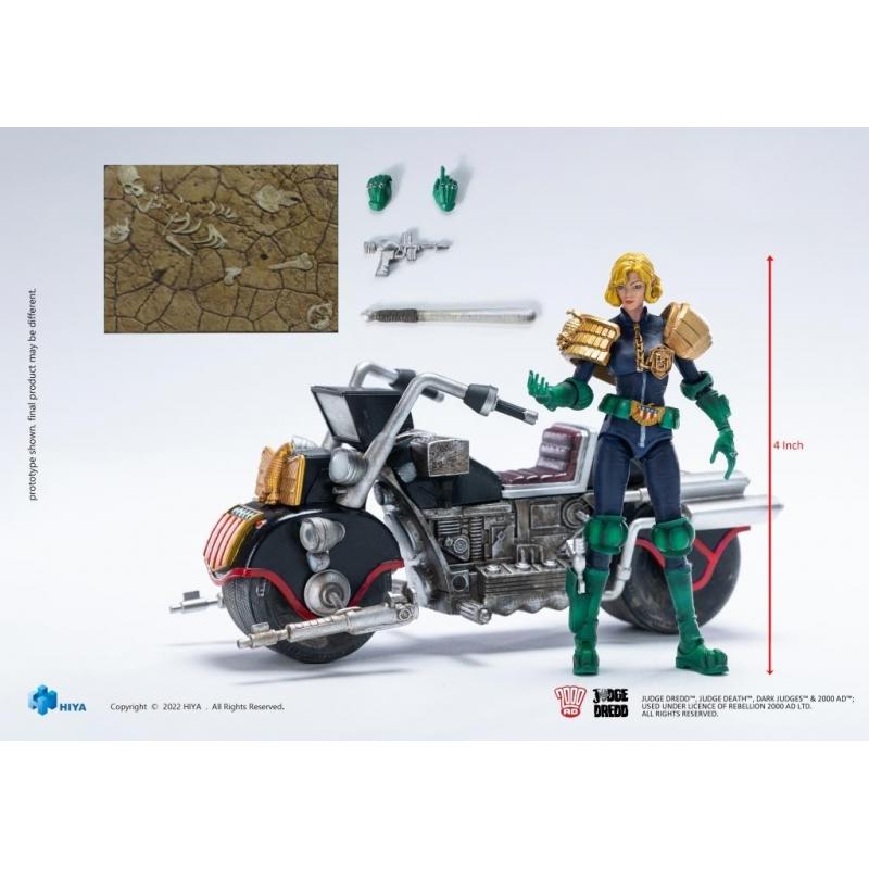 HIYA Toys Judge Dredd 1:18 scale Action Figures Judge Anderson