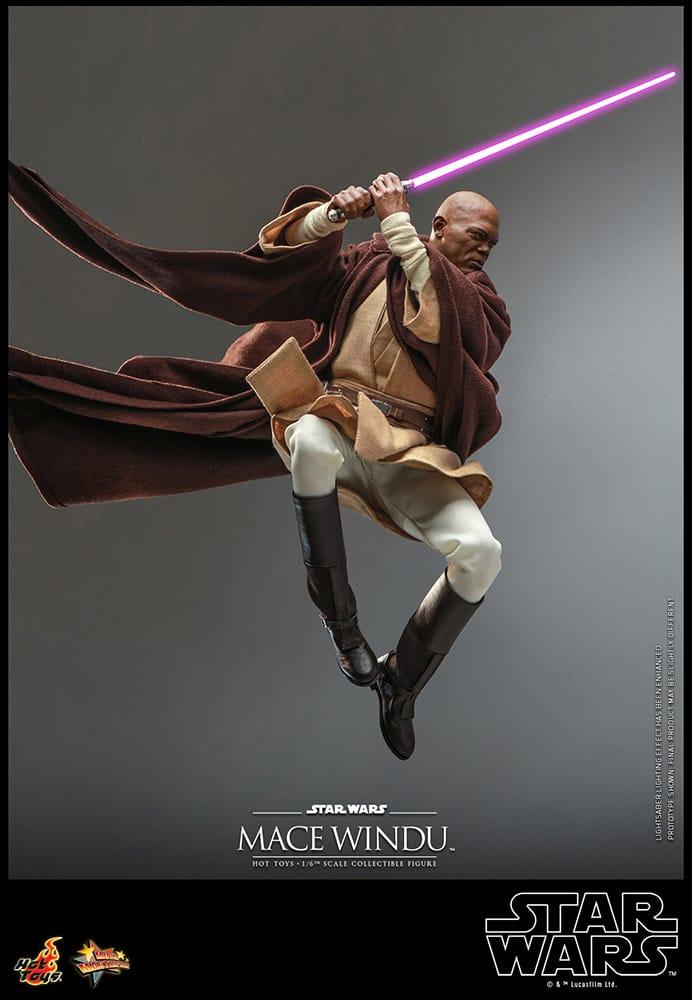 Mace Windu Star Wars Attack of the Clones 20th Anniversary Hot Toys