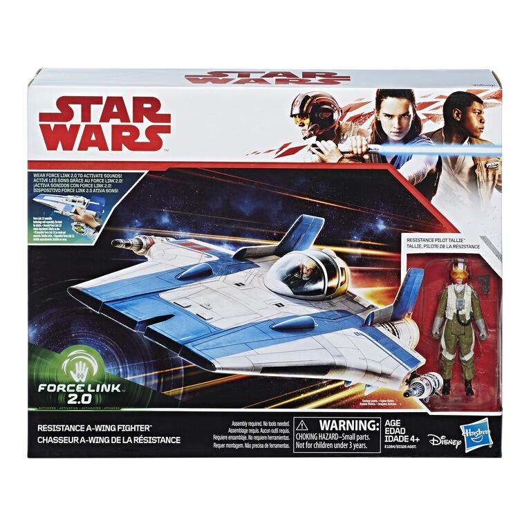 Star Wars Force Link 2.0 Vehicle Set - Resistance A-Wing Fighter & Tallie