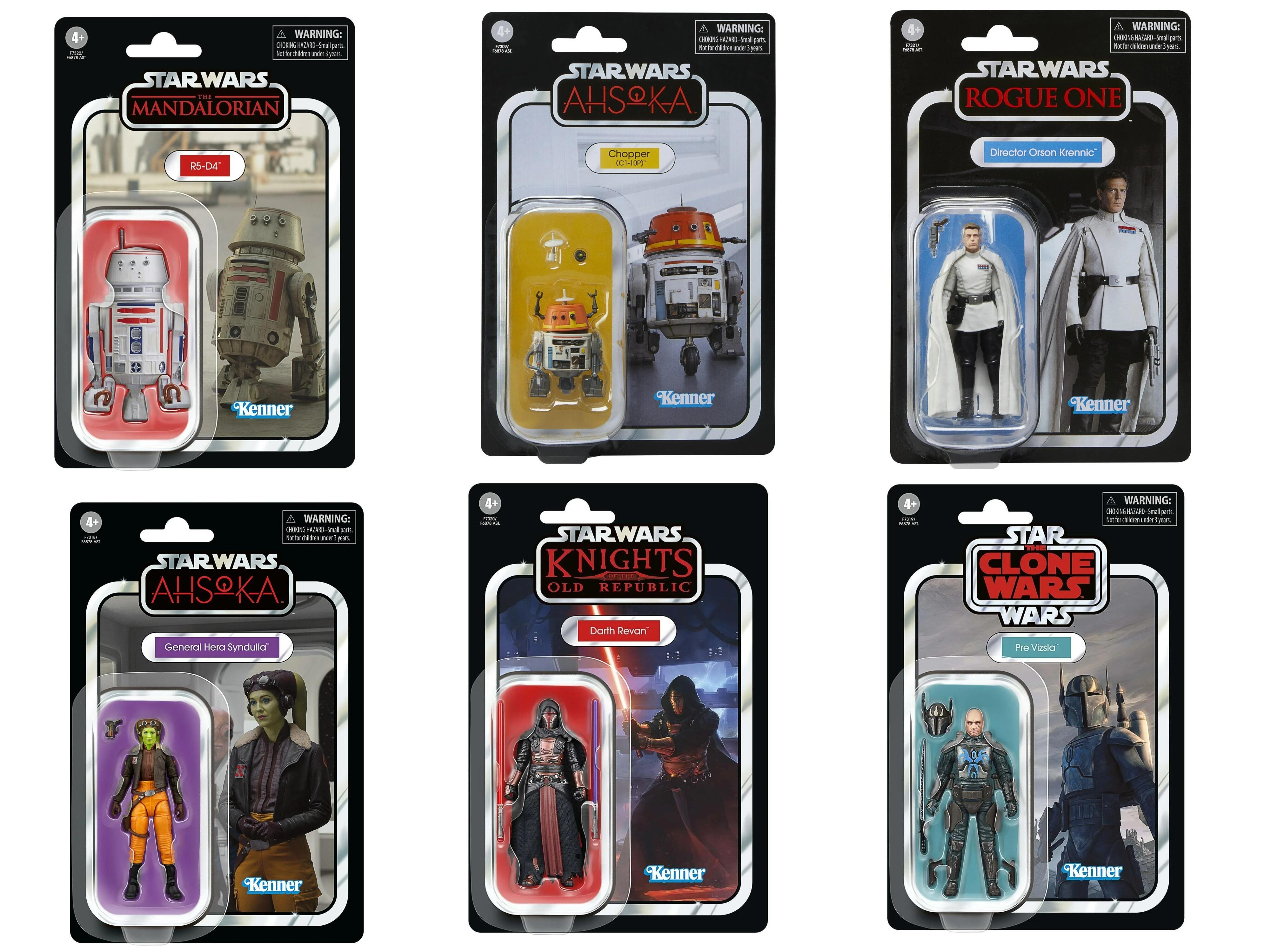 Star Wars Vintage Collection 2018 Wave 1 - 3.75 Inches (Set of 6)